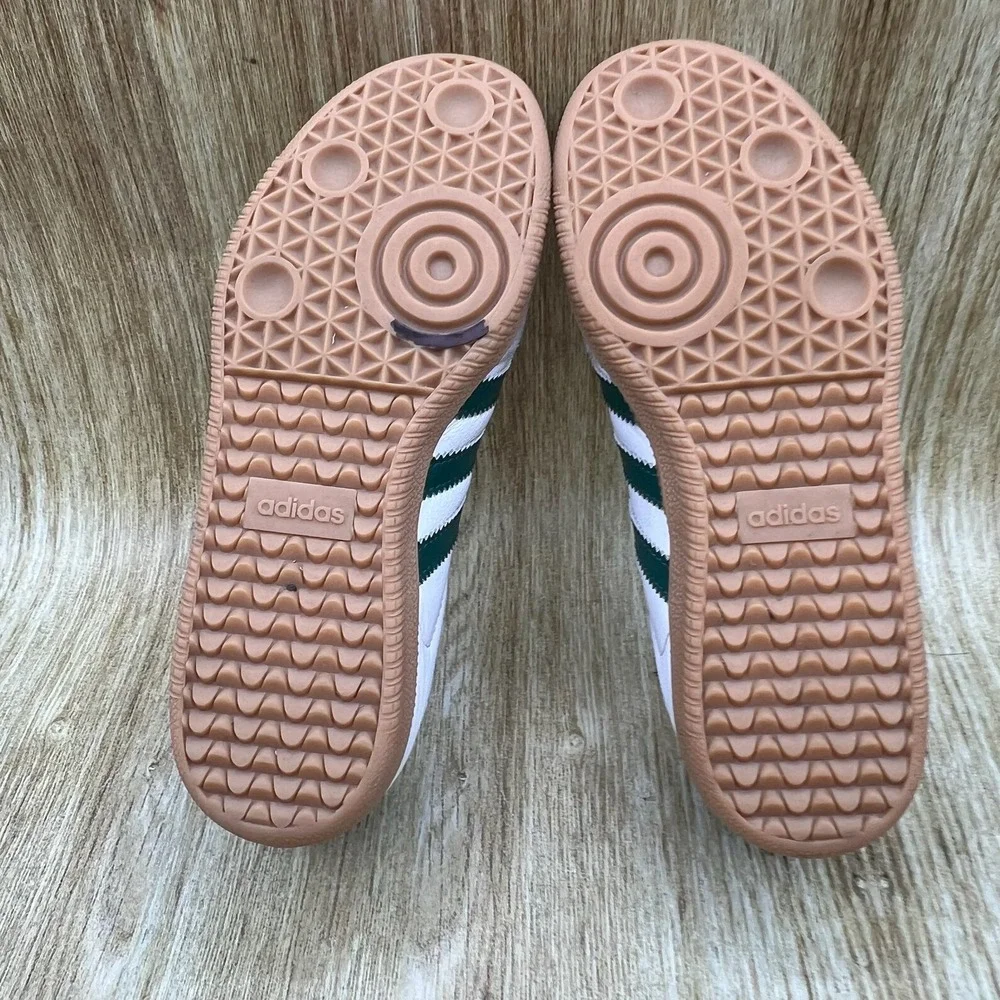 Adidas Samba OG Sneakers Kid's Size 3Y White Green Gum Low Top IE1334